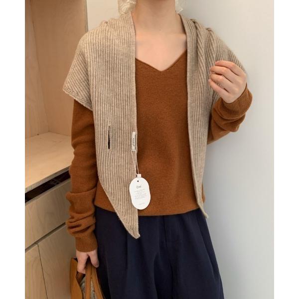 マフラー ストール 2WAY ニットマフラー レディース