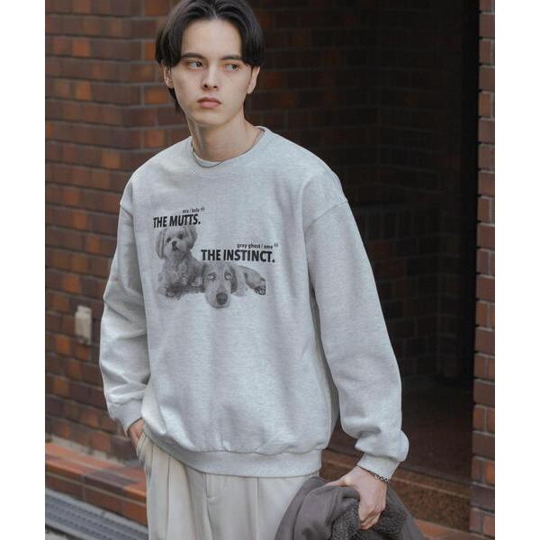 トレーナー スウェット Dog graphic crew-neck Sweat メンズ