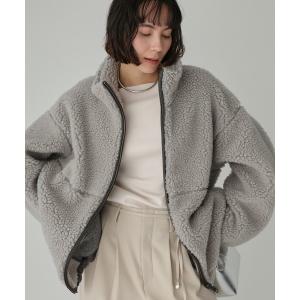 ブルゾン アウター ウールボアブルゾン レディース