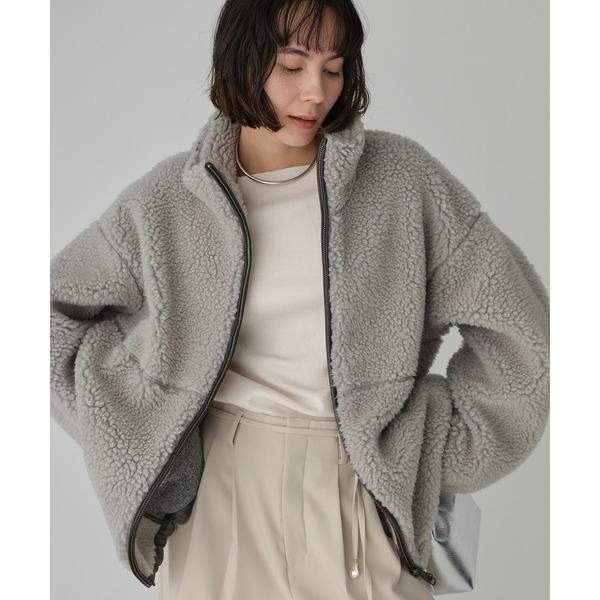 ブルゾン アウター ウールボアブルゾン レディース