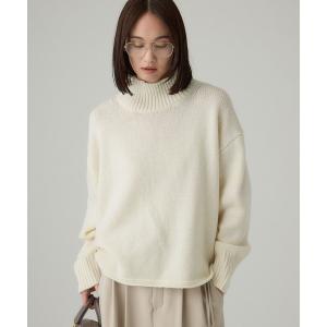 ニット セーター リラクシータートルプルオーバー レディース