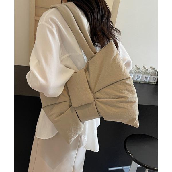 ショルダーバッグ バッグ ふわふわビッグリボン3WAY大容量ショルダーバッグ レディース