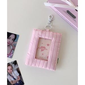 LYEON（リヨン） カードケース 推し活トレカホルダー/ハート刺繍カード