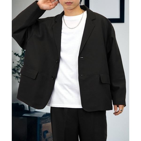 ジャケット テーラードジャケット オーバーサイズ テーラードジャケット「セットアップ対応」 メンズ ...