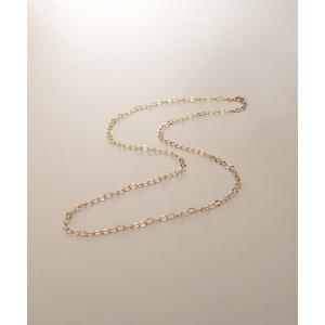 ネックレス K10シースルーフラット ネックレス レディース