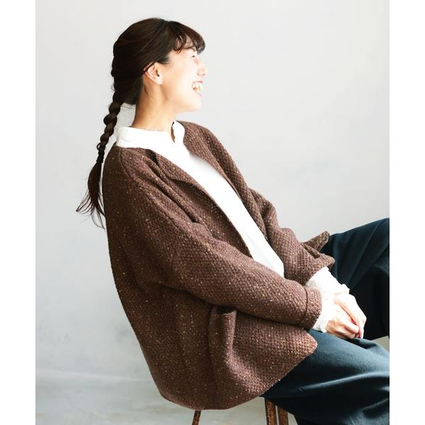 カーディガン 店長がつくった、ブラウニーなカーディガン レディース