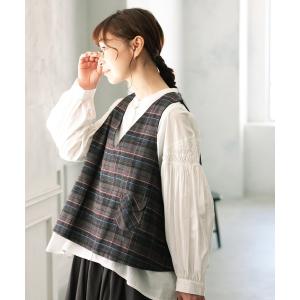 ベスト ジレ 秋の気配を重ねるベスト レディース