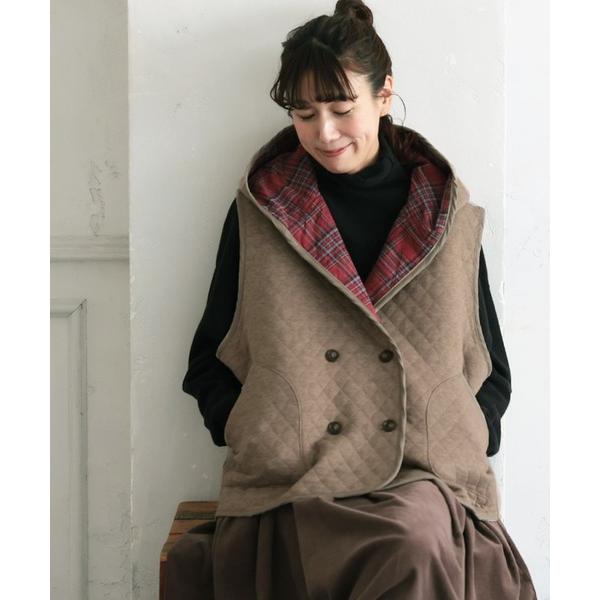 ベスト ジレ アフタヌーンキルトのベスト レディース