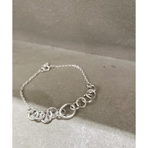 ブレスレット 「R」サークルブレスレット レディース