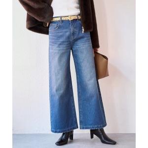ジーンズ デニム デニムパンツ 「こなれ感抜群」ルーズフレアデニム レディース