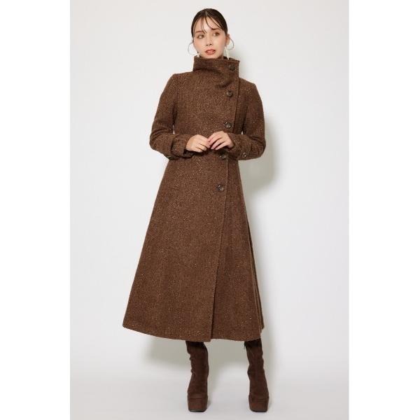 ステンカラーコート コート 25オーバーネックシンデレララインコート　秋服　冬服 レディース