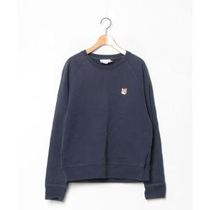 「Maison Kitsune」 スウェットカットソー L ネイビー レディース