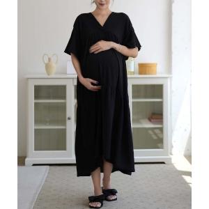 「CHOCOA」 半袖ワンピース FREE ブラック レディース
