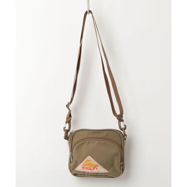 「KELTY」 ワンポイントショルダーバッグ - ブラウン レディース