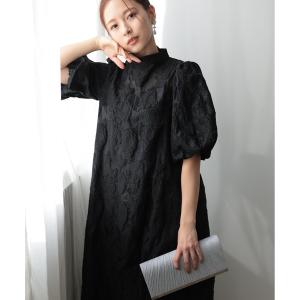 「PREFERIR」 「haremode」半袖ワンピース MEDIUM ブラック レディース