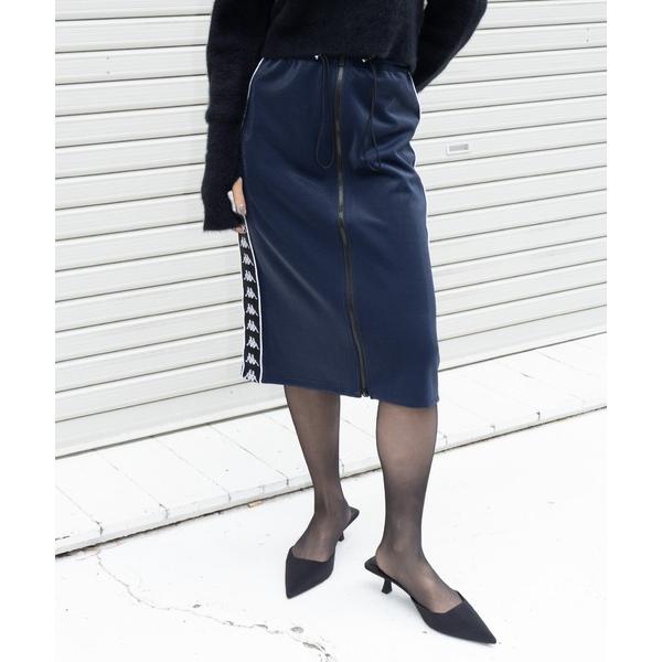 スカート × Kappa ZIP JERSEY SKIRT / カッパ ジップジャージースカート