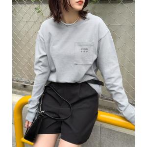 tシャツ 「 athleta 」ピグメントウォッシュロングスリーブプリントTシャツ レディース メンズ