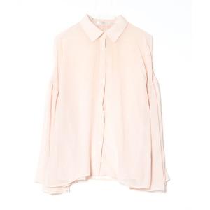 「muguet」 長袖ブラウス FREE ピンクベージュ レディース