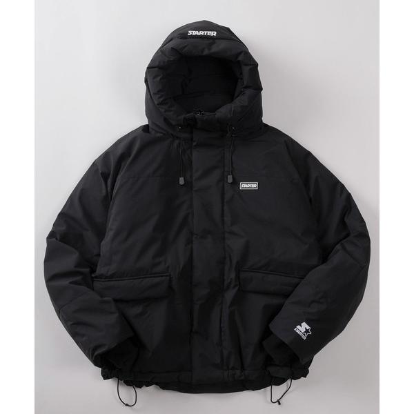ダウンジャケット ダウン 「88」「STARTER/スターター」ロゴワンポイント ファイバーダウン ...
