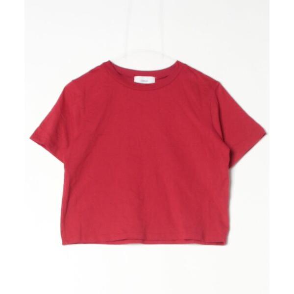 「Unblend」 半袖Tシャツ FREE ブラック×レッド レディース