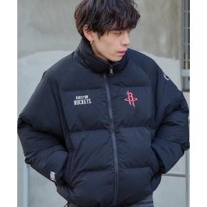 ダウンジャケット ダウン NBA Team logo Puffer Jacket アウター 冬服 ユニセックス ワッペン刺繍 中綿ジャケット メンズ