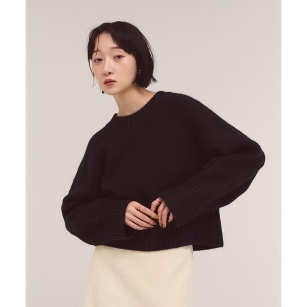 ニット セーター ソフトラウンドニット レディース