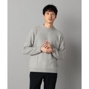 セーター ニット メランジ クルーネックニット メンズ