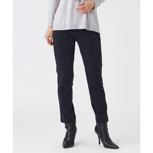 パンツ 「ウォッシャブル」裏起毛ハイテンションクロップドパンツ レディース