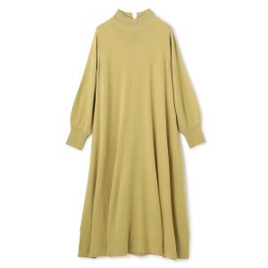 UNFILO（アンフィーロ） ワンピース フリルトリミング ニット