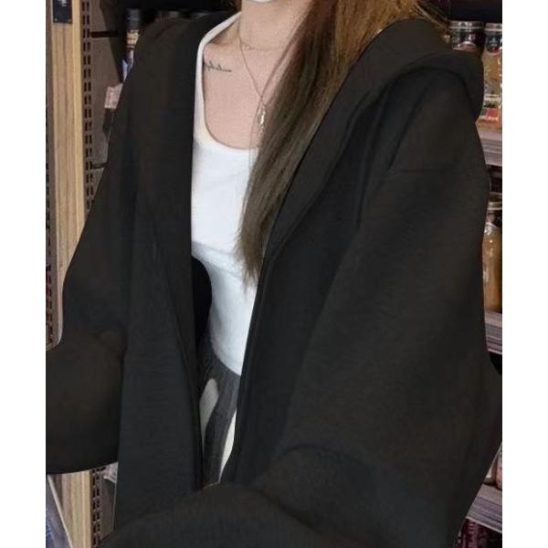 パーカー ルーズシルエットBIGパーカー レディース