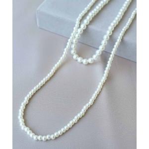 ネックレス パール2連ネックレス レディース
