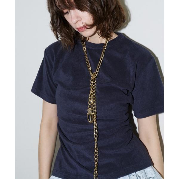 tシャツ Waist tuck pile T-shirt / ウエストタックパイルティーシャツ レデ...