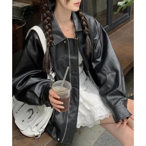 ブルゾン アウター 大人可愛いヴィンテージ風ブルゾン レディース