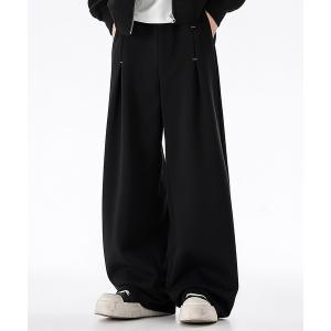ワイドパンツ スラックス SBG タックバギースラックスパンツ メンズ