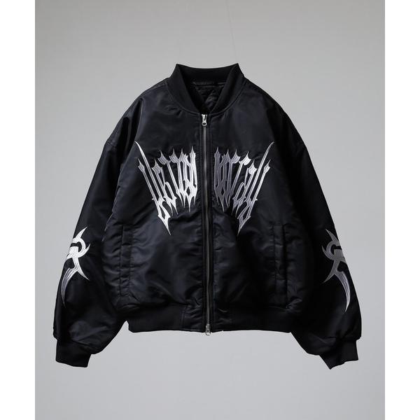 ブルゾン アウター RE730 トライバル刺繍ボンバージャケット MA-1 メンズ レディース