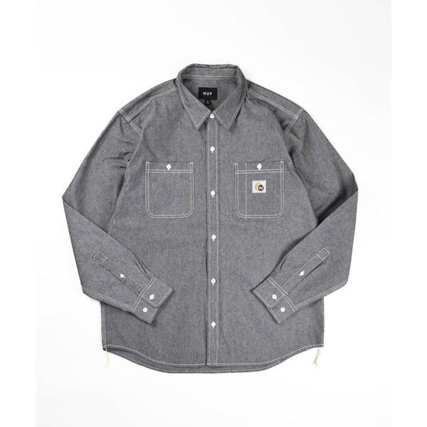 シャツ 「C-HUF2」「HUF/ハフ」TOTAL ECLIPSE CHAMBRAY SHIRT B...