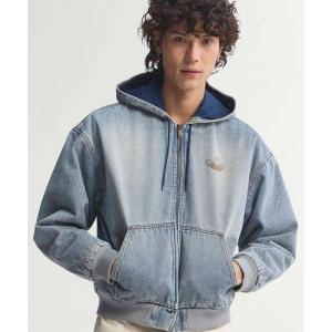 コート ジャケット adidas DENIM PADDED JACKET / アディダス デニム パデッド ジャケット メンズ
