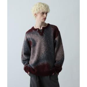 セーター ニット グラデヘンリーネックニット(HARE) メンズ