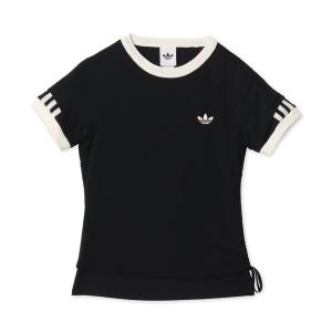 アディダス　adidas tシャツ 半袖 adidas DOUBLE LAYERED CALI T-SHIRT / アディダス ダブル レイヤード カリ Tシャツ レディース