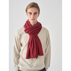 マフラー 大判ウールニットストール メンズ レディース