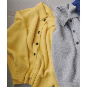 ニット セーター a＆m アルパカミックスポロシャツニット レディース