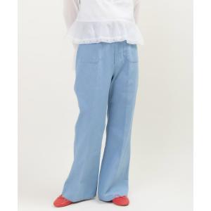 ジーンズ デニム デニムパンツ 10oz ムラ糸デニム レトロフレアパンツ レディース