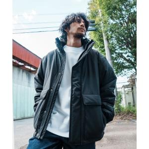 ダウンジャケット ダウン 「Leyline」C/M stand neck jkt メンズ レディース