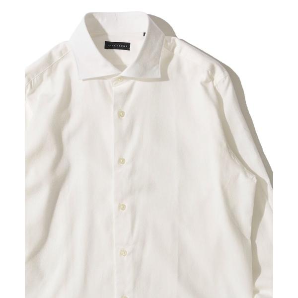 シャツ 「WEB限定」ライトフランネル ホリゾンタルカラーシャツ メンズ