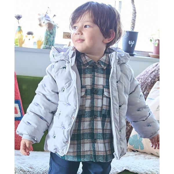 ブルゾン アウター 「リンク/洗える」アソート刺しゅう中綿ジャケット キッズ 子供服 男の子