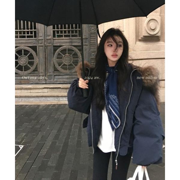 ダウンコート ダウンジャケット トグルボタン   ダウンジャケット レディース