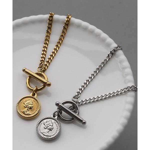 ネックレス 金属アレルギー対応　ヴィンテージコインネックレス レディース メンズ