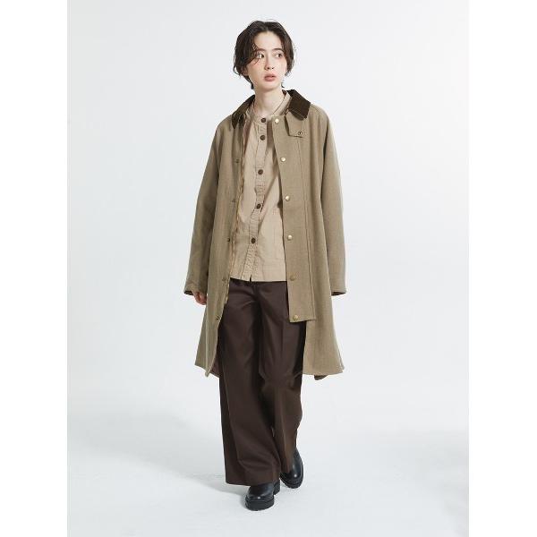 ステンカラーコート コート 「EXMOOR / エクスモア」 ウール ミドルレングス コート”Jap...