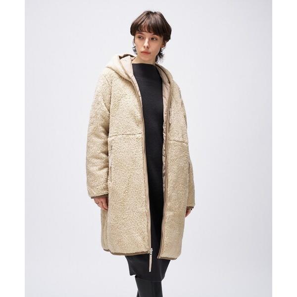 ダウンコート ダウンジャケット 「TAION」シティ リバーシブル パイピングフード ダウン×ボア ...