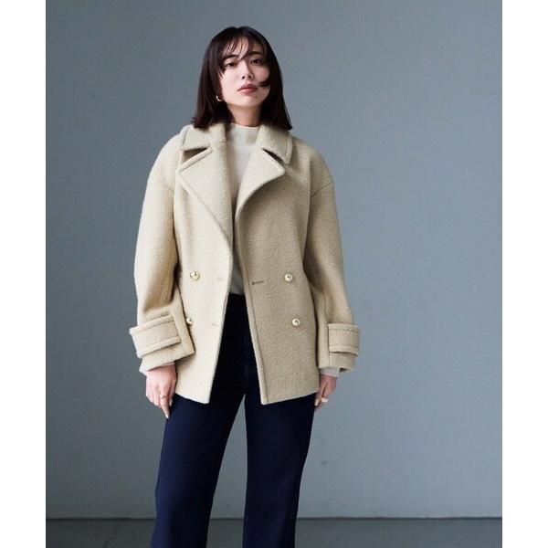 ピーコート pコート ループメルトンPコート レディース